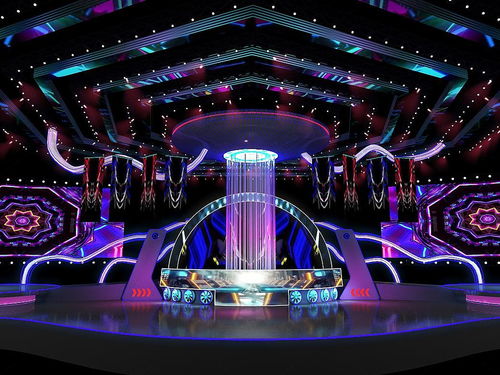 光影交響曲 炫酷燈光與科幻風(fēng)車舞臺(tái)的藝術(shù)造型策劃